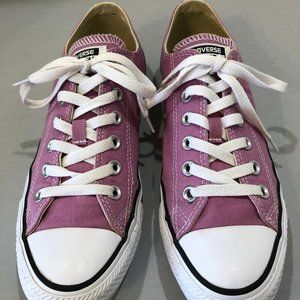 Converse All Star Purple Low Top Sneakers